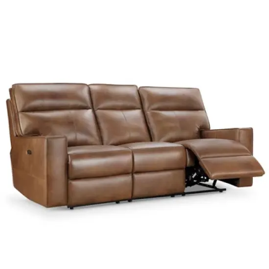 Easley Leather Power Reclining Sofa - Abbyson Living image {8}