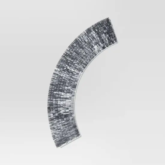 Christmas Mirrored Metallic Fringe Fabric Tree Collar Silver - Wondershop&trade; image {4}