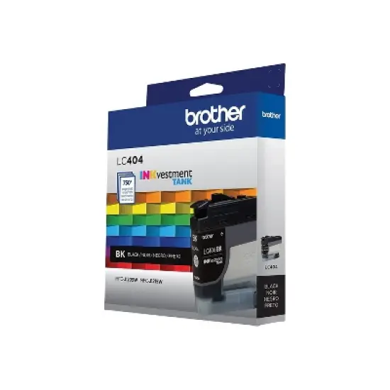 Brother LC404 Black Standard Yield Ink Cartridge (LC404BKS) image {4}