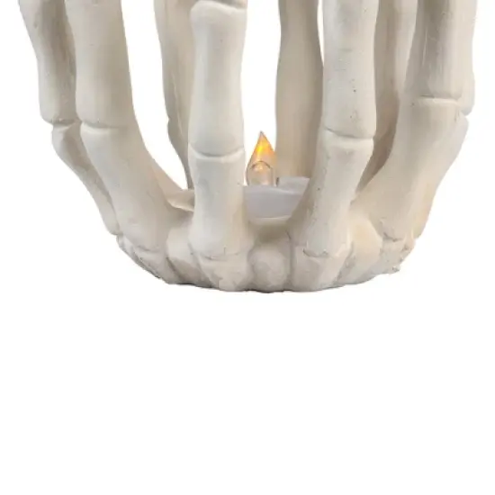 Northlight LED Lighted Skeleton Pumpkin Halloween Decoration - 6.25" image {6}