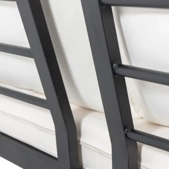 INFURNIC Patio Sofas, Modern Outdoor Furniture Set Featuring Unique Design,Perfect for Gardens, Living Spaces, Beige, 69.25"*32.5"*29.5" image {4}