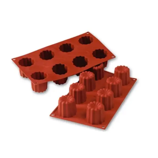 Silikomart Silicone Bakeware Bordelais 3.1 Oz, 2.17" Dia x 1.97", 8 Cavities image {3}