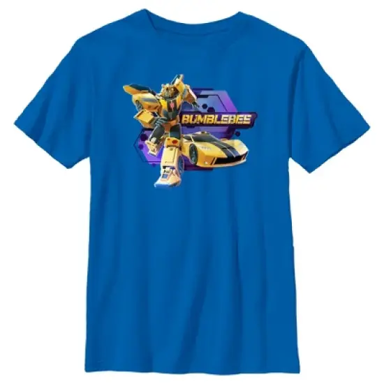 Boy's Transformers: EarthSpark Bumblebee Badge T-Shirt image {4}