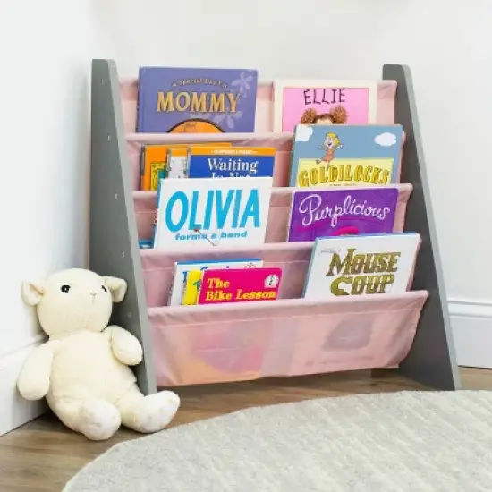 Kids' Bookshelf 4 Tier Book Organizer Seafoam - Humble Crew image {10}