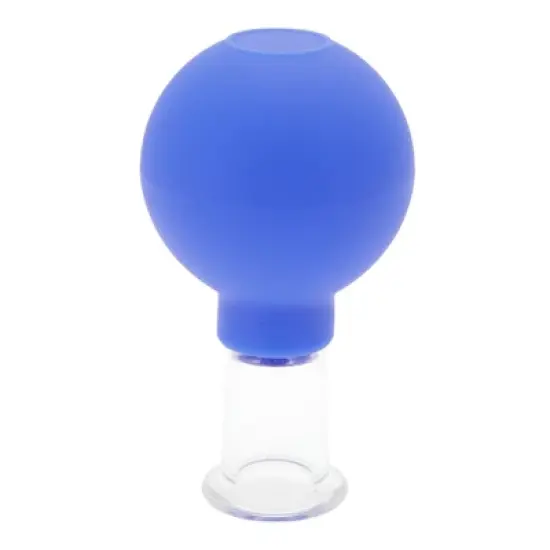 Unique Bargains Convenient Cupping Facial Tool Blue 1 Pc image {6}