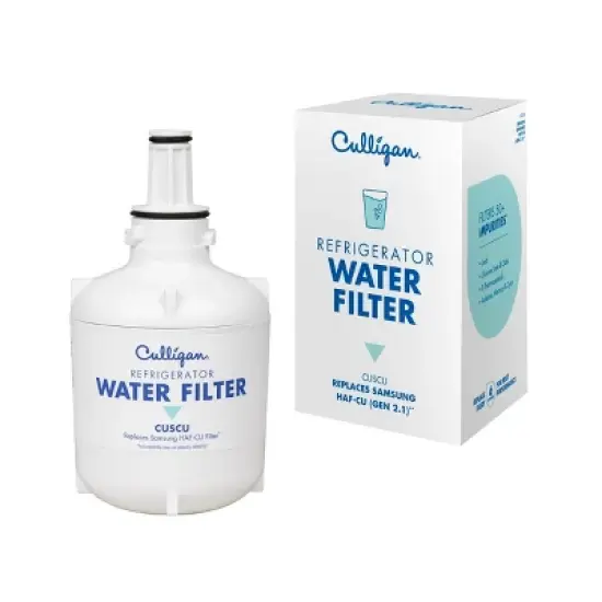 Culligan CUSCU Replacement Samsung (HAF-CU1) Refrigerator Water Filter: Filters Odors, Lead, Chlorine, VOCs, 30-Day Warranty image {10}