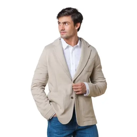 Hope & Henry Men's Fleece Blazer with Elbow Patches image {4}