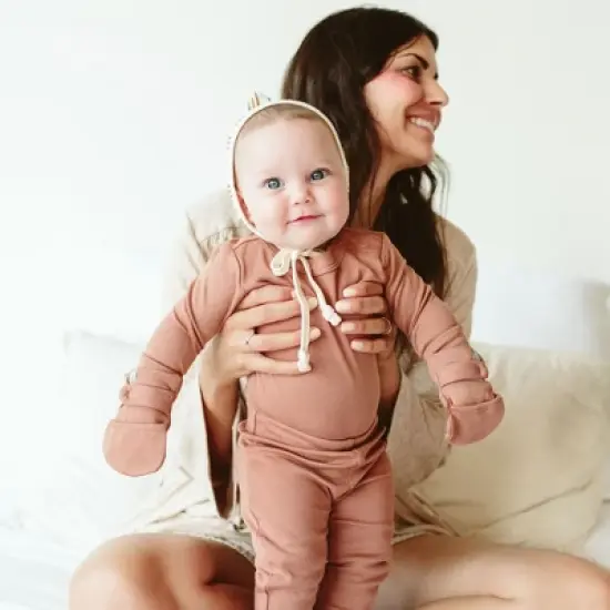 Goumikids Viscose Made from Bamboo + Organic Cotton Long-Sleeve Bodysuit. image {3}
