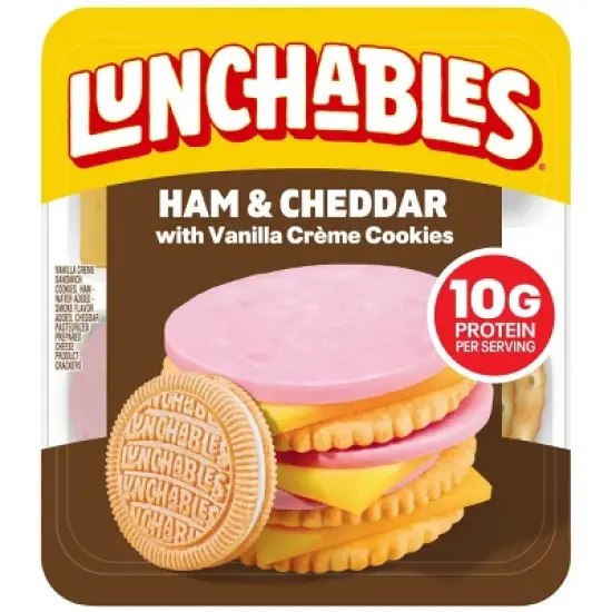 Lunchables Ham & Cheddar Cheese Cracker Stackers - 3.5oz image {11}