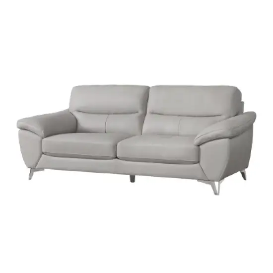 Valier Top Grain Leather Sofa - Abbyson Living image {4}