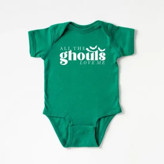 The Juniper Shop All The Ghouls Love Me Baby Bodysuit image {4}