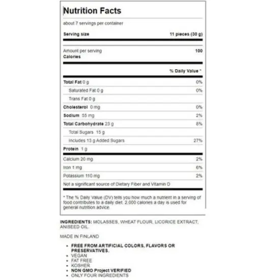 Panda Licorice Soft Black Licorice image {1}