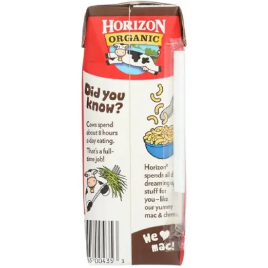 Horizon Organic Low Fat Chocolate Milk - Case of 12/8 oz image {2}