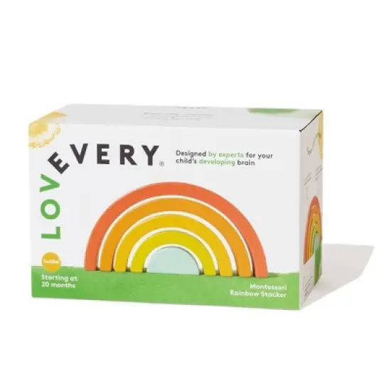 Lovevery Montessori Rainbow Baby Toy image {2}