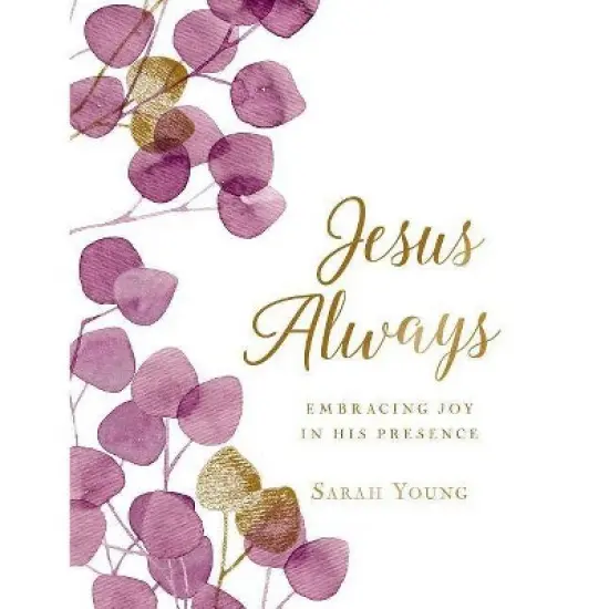 Jesus Always (Large Text Cloth Botanical Cover) - (Jesus Calling) by Sarah Young (Hardcover) (Large Print) image {1}