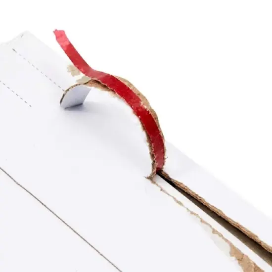 Juvale 100 Pack 6x6 Rigid Mailers - 450 GSM Thick Self Sealing Stay Flat Cardboard Envelopes for Mailing CDs, DVDs (White) image {7}