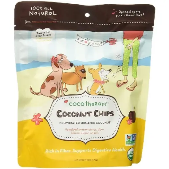 CocoTherapy CTT-0002-6 Coconut Chips (1 Pouch), 6 oz image {6}