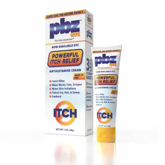 PBZ OTC Pyribenzamine Antihistamine Cream - 1oz image {5}
