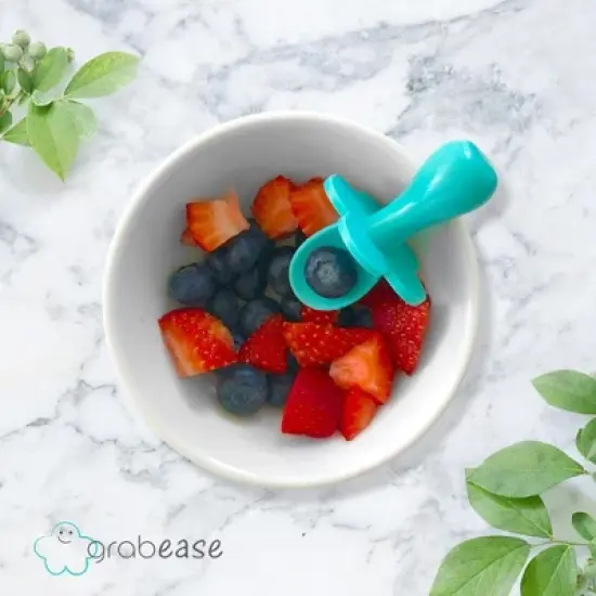 Grabease Toddler Utensils, Baby Spoon and Fork Cutlery, BPA-Free & Phthalate-Free - 1 Set image {13}