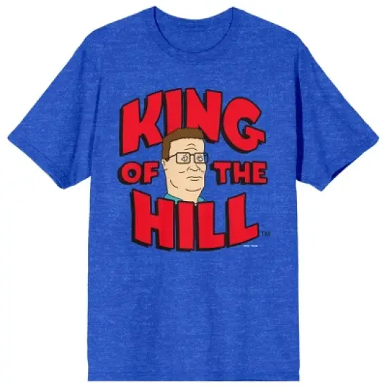 King Of The Hill Hank Hill Logo Crew Neck Short Sleeve Royal Heather Women's T-shirt image {2}