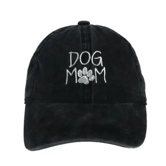 David & Young Women's Dog Mom Embroidered Baseball Cap image {3}