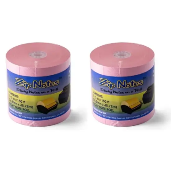 Zip Notes Zip Notes Refill Paper, Pink, Pack of 2 image {2}