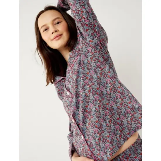 Two Piece Maternity Pajama Set Made with Tana Lawn&trade; | A Pea in the Pod image {3}