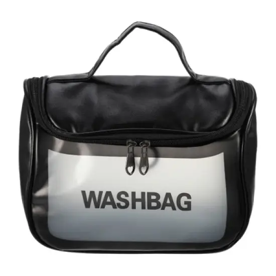 Unique Bargains Portable Flip Cover Makeup Bag 1 Pc image {5}