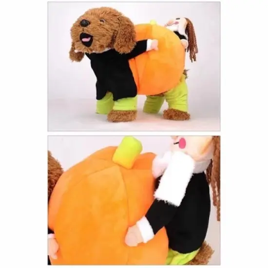 Pet Life 'Pumpkin Mon' Dog Pumkin Carrying Halloween Dog Costume, LG image {3}