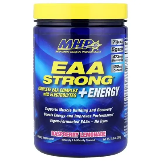 MHP EAA Strong&trade; + Energy, Raspberry Lemonade, 10.6 oz (300 g) image {4}