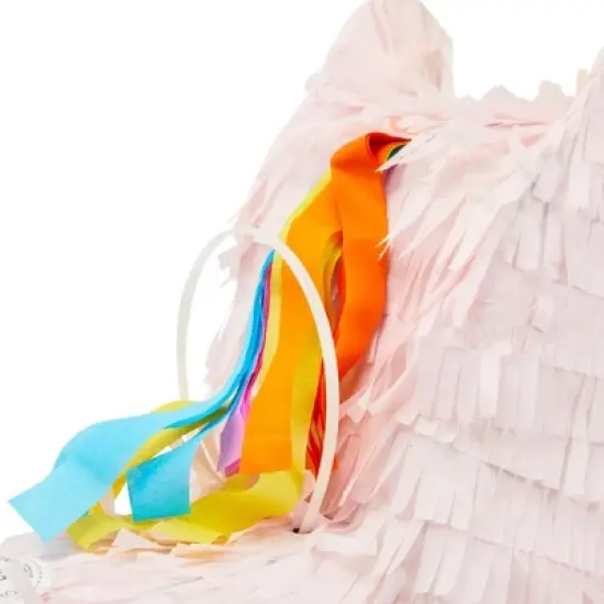 Blue Panda Unicorn Pinata for Girls Birthday Party - Unicorn, Rainbow Theme Birthday Party Supplies (Pink, Small, 13x15.5x5 in) image {5}