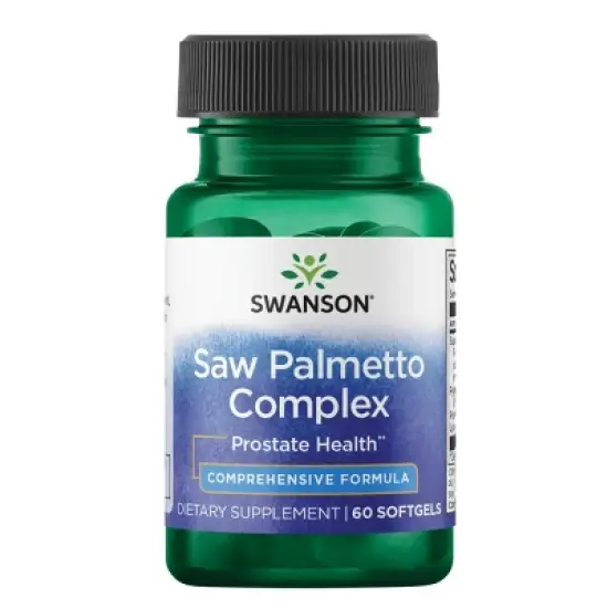 Swanson Herbal Supplements Saw Palmetto Complex Softgel 60ct image {4}