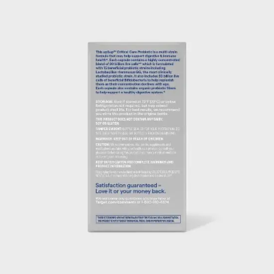Critical Care Probiotic Capsules - 30ct - up&up&trade; image {2}