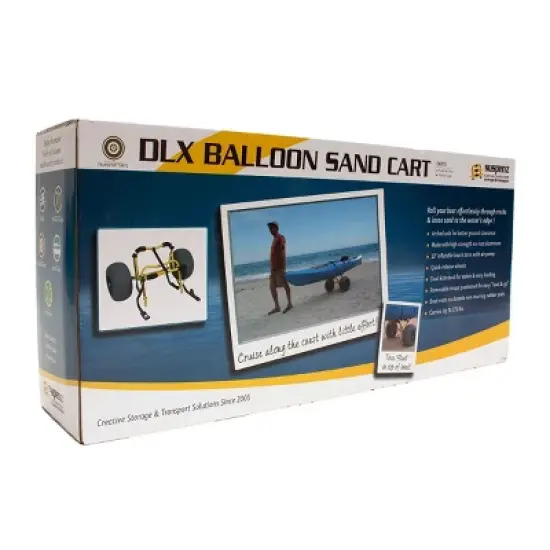 Suspenz DLX Beach Cart with Balloon Wheels, Flat Platform image {3}