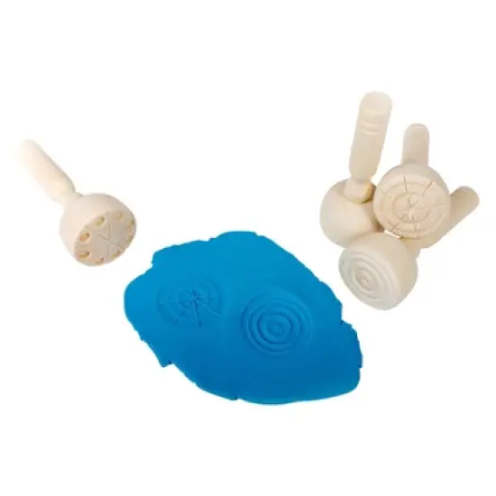 READY 2 LEARN&trade; Wooden Dough Stampers - Set of 4 image {4}