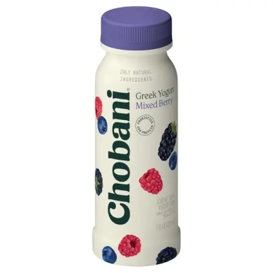 Chobani Mixed Berries Greek Style Yogurt Drink - 7 fl oz image {5}