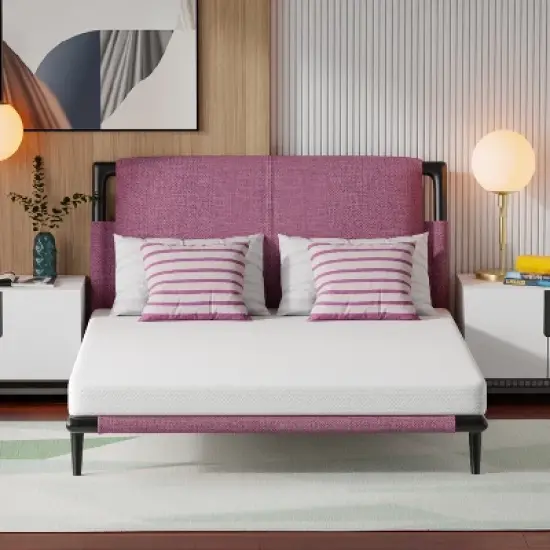 BestMassage 5 Inch Mattress Gel Memory Foam Mattress Medium Firmness Mattresses for Cool Sleep & Pressure Relief CertiPUR-US Certified image {11}