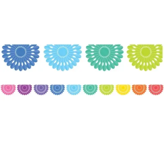 Teacher Created Resources&reg; Colorful Fiesta Die-Cut Border Trim, 35 Feet Per Pack, 6 Packs image {1}