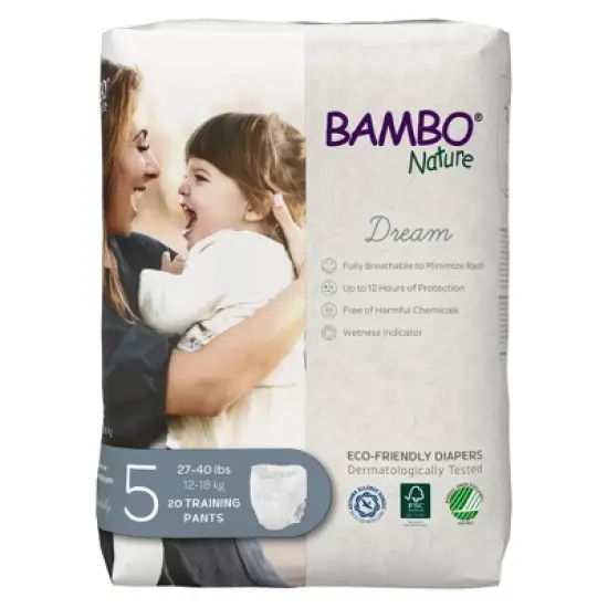 Bambo Nature Dream Unisex Training Pants, Size 5 image {5}