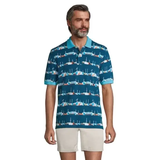 Lands' End Men's Short Sleeve Comfort-First Mesh Polo Shirt image {18}