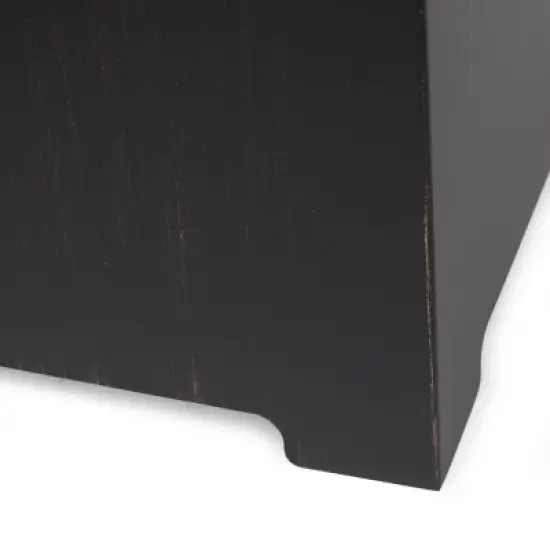 Wellington Outdoor Square Iron Tank Holder Side Table Brushed Brown - Christopher Knight Home image {4}