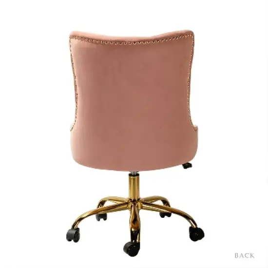 Lisa Computer Task Chair Swivel Height-adjustable Desk Chair with Tufted Back Mordern Office Chair | Karat Home image {5}