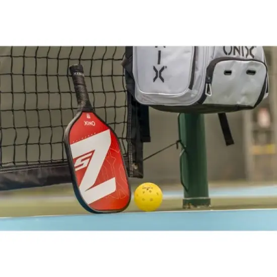 Onix 15.5'' Z5 Wide Body Pickleball Paddle - Red: Stiff Graphite Racquet, 8.125" Head image {7}