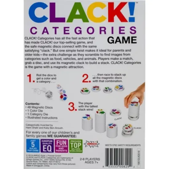 Amigo Games: CLACK! Categories Stacking Game image {3}