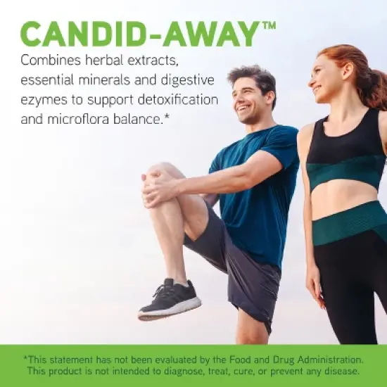 DaVinci Labs Candid-Away - Dietary Supplement to Support Microflora Balance, Detox and a Healthy Gut* - Gluten-Free - 90 Vegetarian Capsules image {2}