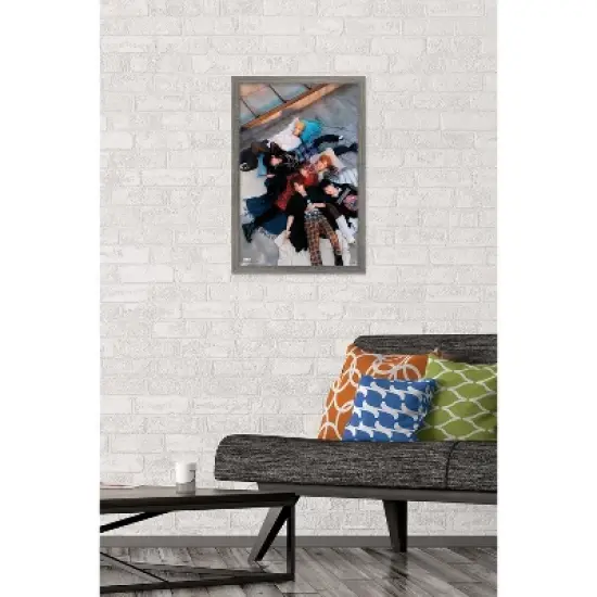 Trends International TOMORROW X TOGETHER - The Name Chapter: FREEFALL - CLARITY Framed Wall Poster Prints image {1}