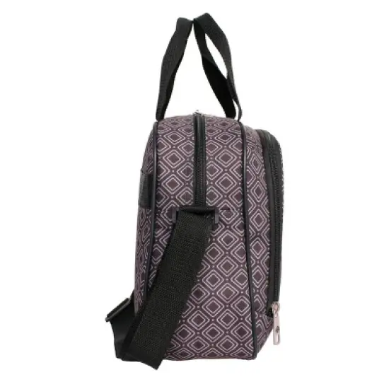 Skyline 4pc Softside Checked Luggage Set - Gray Geo image {11}