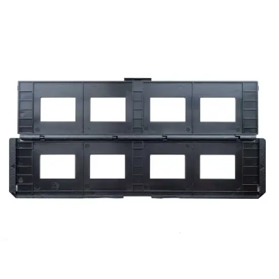 Magnasonic Long Tray Slide Film Holder for 35mm Compatible Film Scanners, Holds 4 Slides, Easy to Use - Set of 3 - Black image {7}