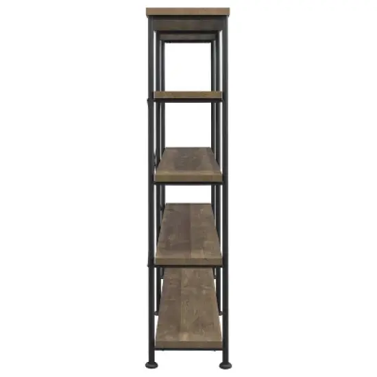 Analiese 4 Shelf Double Bookcase - Coaster image {3}