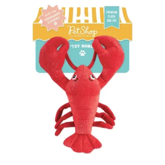 PetShop by Fringe Studio You're My Lobster Plush Dog Toy image {5}